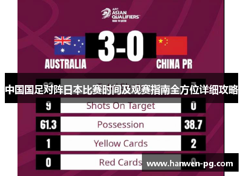 中国国足对阵日本比赛时间及观赛指南全方位详细攻略
